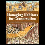 Managing Habitats for Conservation