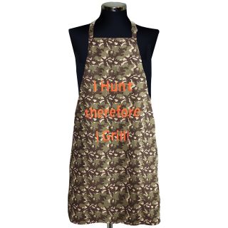 Mens I Hunt Therefore I Grill Apron