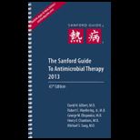 Sanford Guide to Antimicrobial Therapy 2013