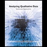 Analyzing Qualitative Data Systematic Approaches