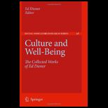 Culture and Well Being  The Collected Works of Ed Diener