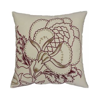 Waverly Imperial Dress Brick Embroidered Pillow