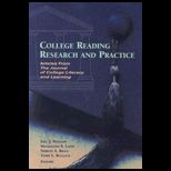 College Reading Research and Practice  Articles from the Journal of College Literacy and Learning