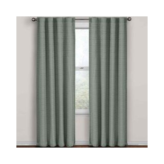 Eclipse Twist Back Tab Thermal Blackout Curtain Panel, Blue