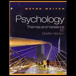 Psychology  Themes and Variations (Custom)