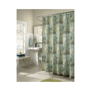 Spice Trade Shower Curtain, Blue