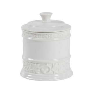 Creative Bath Cosmopolitan Ceramic Jar, White