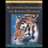 Accounting Information for Business Decisions Volume 2 (Custom)