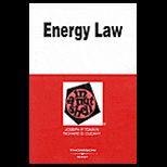 Energy Law in a Nutshell