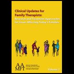 Clinical Updates for Family Therapists, Volume 3