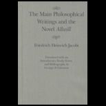 Main Philosophical Writings and Novel