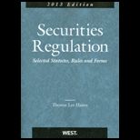 Securities Regulation Sel. Stat 13