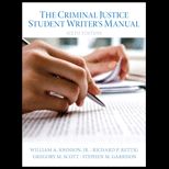 Criminal Justice Student Writers Man.
