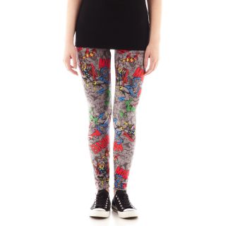 Marvel Comic Leggings, Womens