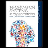 INFORMATION SYSTEMS IN ORGANIZATIONS