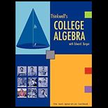 Thinkwells College Algebra   (4 CDs)
