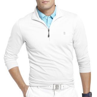 Izod Golf Long Sleeve Slim Fit Pullover, Brght Whte, Mens