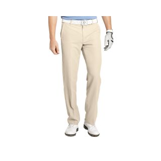 Izod Golf Slim Fit Flat Front Pants, Stonedust, Mens