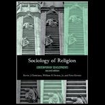 Sociology of Religion Contemporary Developments