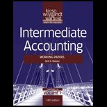 Intermediate Accounting   Working Papers Volume I Chapter 1 14