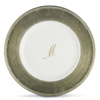 Monogrammed Chargers Dinnerware Set of 8
