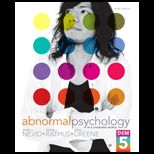 Abnormal Psychology in a Changing World   With Access