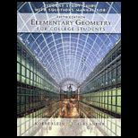 Elementary Geometry for College Students   Student Solutions Guide
