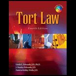 Tort Law for Legal Assistants   With CD
