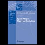 System Analysis  Theory and Applications