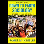 Down to Earth Sociology  Introductory Readings