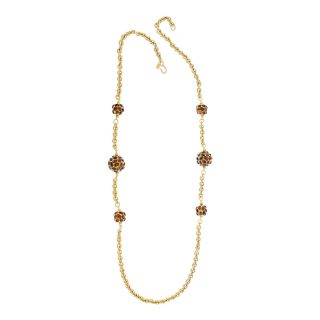 KJL by KENNETH JAY LANE Tortoiseshell Station Necklace, Womens