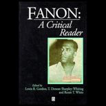 Fanon  Critical Reader