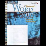 Advanced Word 2010   With 180 Day Trial Software