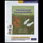 Interpersonal Communication   With Access (Loose Leaf)