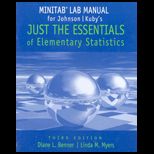 Just the Essentials of Elementary Statistics (MINITAB Lab Manual)