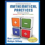 Mathematical Practices, Mathematics for Teachers Activities, Models, and Real Life Examples   See more at http//www.cengage/search/productOverview.do?Ntt1285447107      465415587710086464193769771