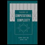 Theory of Computational Complexity