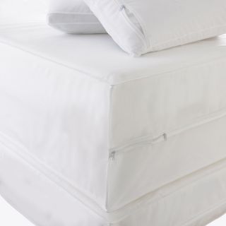 Permafresh Complete Mattress Protector Set, White