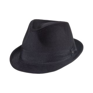 Stetson Herringbone Fedora, Black, Mens