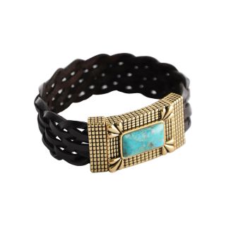 Art Smith by BARSE Turquoise Magnet Bracelet, Womens