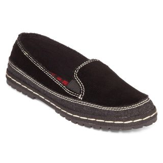 K9 By Rocket Dog Lori Corduroy Slip Ons, Black, Womens