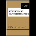 Secession and Self Determination