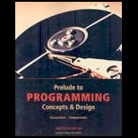 Prelude to Programming   With CD (CUSTOM)