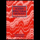 Techniques of Modern Structural Geology, Volume I  Strain Analyses