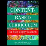 Content Based Curriculum for High Ability