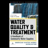 Water Quality and Treatment Handbook