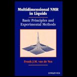 Multidimensional NMR in Liquids  Basic Principles and Experimental Methods