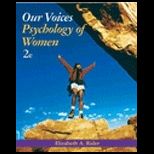Our Voices  Psychology of Women