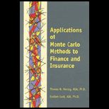 Applications of Monte Carlo Methods