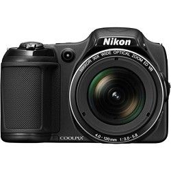 Nikon COOLPIX L820 16 MP 30x Zoom Digital Camera   Black Factory Refurbished